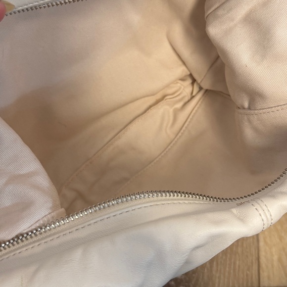 Maje Embellished Bow Bag in White Leather - Picture 13 of 15